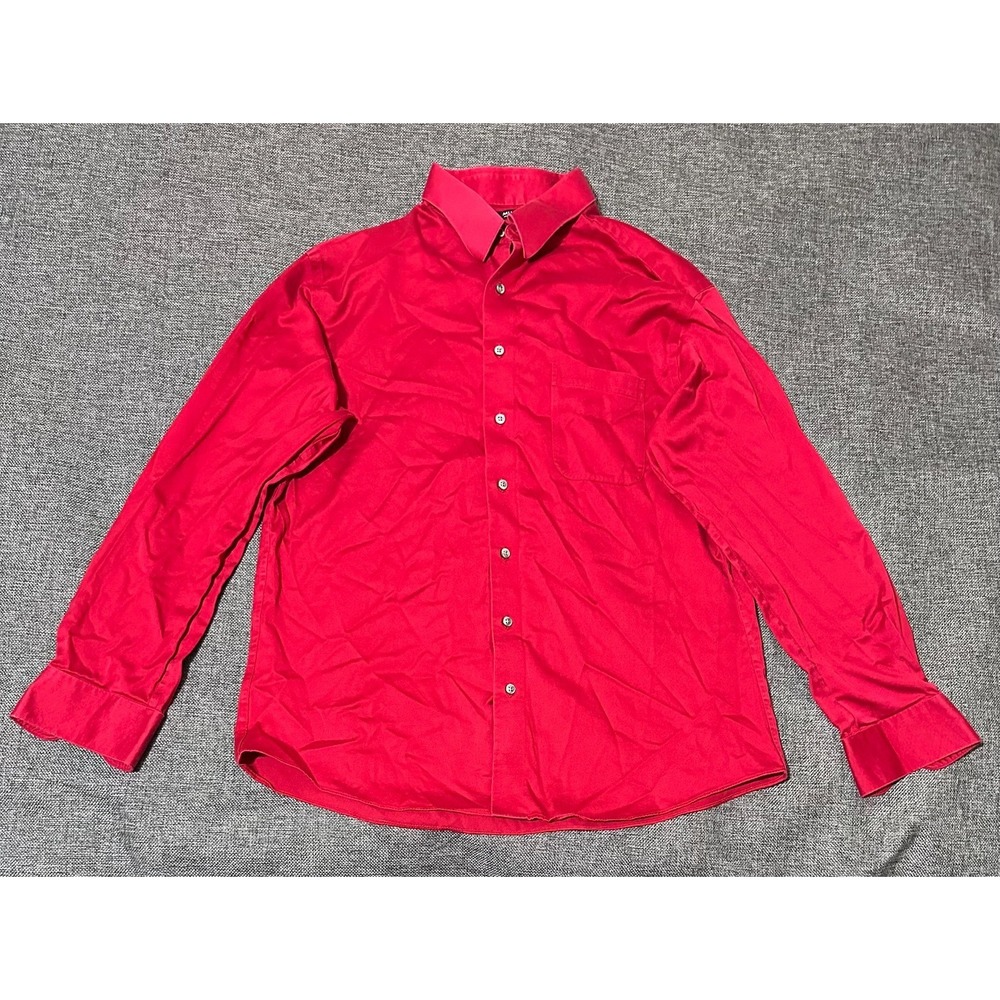 Murano Men's‎ 17/35 Red Long Sleeve Shirt